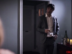 금발의, 오랄섹스, 귀여운, 깊은목구멍, 음경, Hd, 자연적인, 젖꼭지