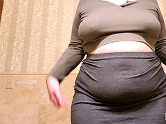 plus-size belly, navel, Boob & Nipple Play: So Much To Jiggle!