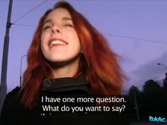 Spanish Redhead Gives Stranger A Ride On Her Bubble Butt