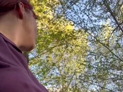 Sadomasochismus, Frau, Fetisch, Milf, Im freien, Bestrafung, Rotschopf, Solo