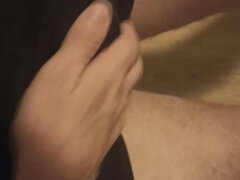Guy Fingering His Dick, Skinny Guy