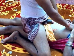 Mischievous Indian couple having fun together