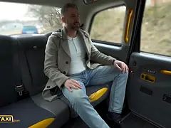 Chick faux cab lady gang gets her Ass Fucked by a total stranger