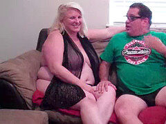 Bbw stor vacker kvinna, Avsugning, Creampie, Suger