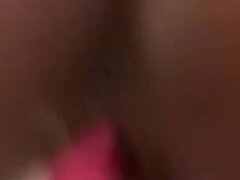 Underneath Camvu Pounding My Pussy with Big Dildo Squirting