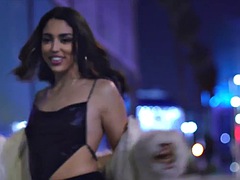 TUSHYRAW Gorgeous brunette get her luscious ass spread wide