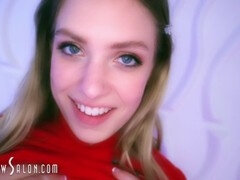 Sexy babes tease and tantalize at the drink salon with some wild dancing and dirty fun