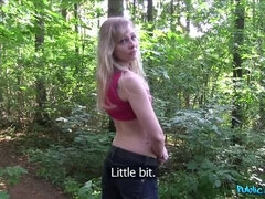 Blonde student fucks a stranger for cash