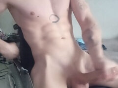 Fast handjob, male orgasm, fap hero