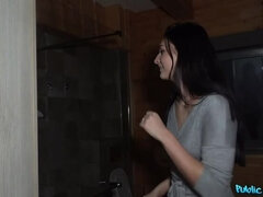 Fekete, Cumizás, Édes, Kutya póz, Európai, Fehérnemű, Természetes mellek, Valóság