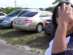 Amatör, Avsugning, Par, Latina, Underkläder, Utomhus, Offentlig, Voyeur