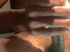 Amateur, Grosse bite, Noire, Tir de sperme, Papa, Branlette thaïlandaise, Masturbation, Solo