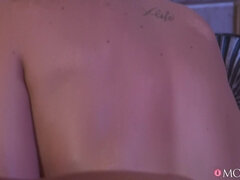 Ebony Angel Bathes With Euro Cougar 1 - Lola Marie