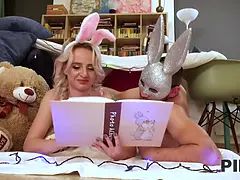 Blondýna, Pár, Creampie, Hd, Jezdectví, Tetování