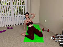 Dreidimensional, Leie, Grosse titten, Geile alte tussi, Reif, Milf, Titten