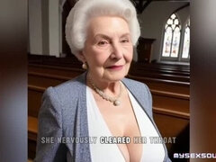 Mature Granny's Double Delight: Two Massive Black Cocks After Church in Erotic Audio Story