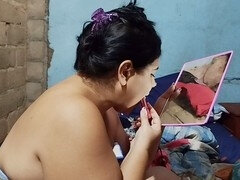 Getting dolled up to meet and have some fun with my lover while my cuckold husband is at work