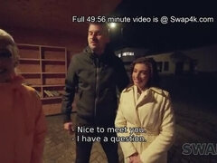 Hot Latina Wife Swap Turns Into Passionate Threesome With Big White Cock - HD 1080p