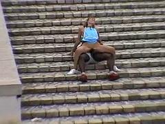 Amatör, Baben, Svart, Ebenholts, Fransk, Hardcore, Mellanrasig, Offentlig