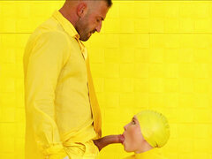 Sex in yellow room with baby MIMI CICA
