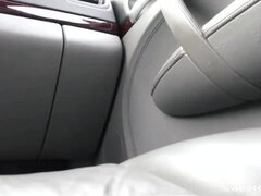 Cheap Whore Gets Creampie in Car - Hardcore Bareback Sex