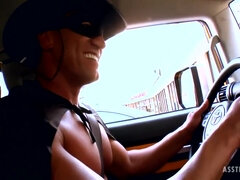 아메리카인, 항문, 미인, 큰 엉덩이, 큰 가슴, 깊은목구멍, 라티나, 야외의