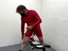 Sperma shot, Dildo, Extrem, Homosexuell, Tysk, Latex, Solo, Leksaker