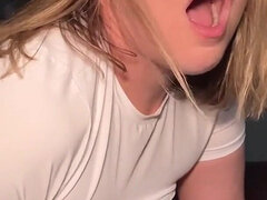 Gros cul, Couple, Éjaculation interne, Tir de sperme, Fait maison, Seins naturels, Nue, Vibromasseur