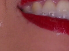 Amateur, Sucer une bite, Homme nu et filles habillées, Éjaculer dans la bouche, Tir de sperme, Faciale, Nourriture, Cheveux courts