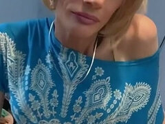Analny, Blondynka, Domowej roboty, Bielizna, Masturbacja, Dojrzałe, Rajstopy, Solo