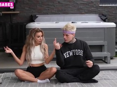 Bulgarian MILF Diana Gabrovska Deep Throats & Fucks Yoga Teacher in Outdoor Sex