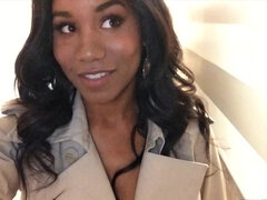 Blasen, Hundestellung, Schwarz, Hotel, Interrassisch, Lingerie, Natürlichen titten, Strümpfe