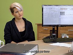 금발의, 오랄섹스, 쿠거, 체코인, 키스, 사무실, 보지, 계모