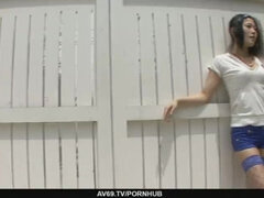 아시안, 엉덩이, 오랄섹스, 하드코어, 일본인, 타는, 장난감들, 바이브레이터