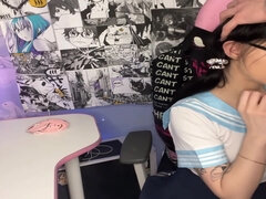 18 jahre, Leie, Blasen, Handjob, Japanische massage, Muschi, Student, Überraschung