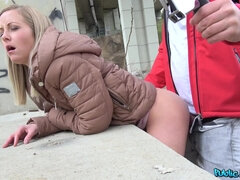 Grote lul, Blond, Pijpbeurt, Hardcore, Hd, Geld, Openbaar, Tiener