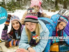 Klub, Fetysz, Grupa, Lesbijka, Masturbacja, Cipka, Ogolona, Cycki