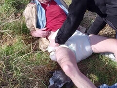 Amatéri, Pár, Fetiš, Gay, Poníženie, Vonku, Na verejnosti