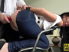 Anal, Dominação, Amordaçar, Hardcore, Hd, Jeans, Realidade, Brinquedos