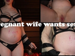 Amador amadora, Falar palavrão, Lingerie, Mãe gostosa, Grávida, Xoxota, Solo chão