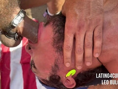 Monumentális dákó, Szájba élvezés, Ondó fröcskölés, Meleg, Bőr, Szabadban, Durva, Spanyol