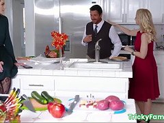 Thanksgiving orgy with Alix Lynx and After Opal