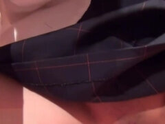 Ambrosial Japanese slut in teasing lingerie sex video