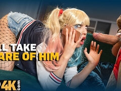 デカチン, ブロンド, 浮気者, チン, 彼女, ハードコア, オマンコ, 締まりの良い