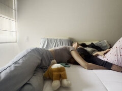 18, Par, Hjemmelaget, Kyssing, Latina, Lesbisk, Fitte, Tenåring