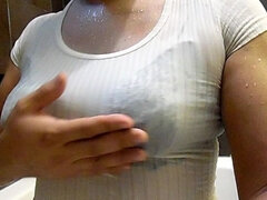 Banheiro, Feito em casa, Solo chão, Meias finas