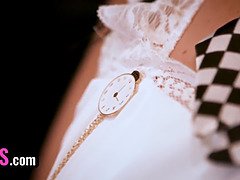 Tory Profane, Chanel Camryn, Holly Day & Myra Moans in Alice in Wonderland XXX Parody