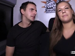 Grote kont, Grote mammen, Bruinharig, Sperma in gezicht, Duits, Hd, Buiten, Tatoeage