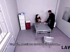 Leanne Lace gets caught stealing a car and gets punished by law enforcement
