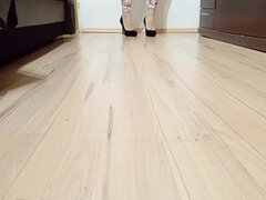 Fetiš nôh, Podpätky, Homemade, Poľskej, Sólo